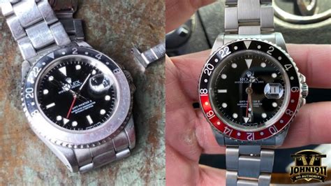 how to change rolex gmt bezel|rolex aftermarket bezel.